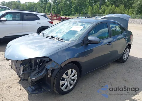 2015 Toyota Corolla Le из США, поврежденный, VIN 2T1BURHE7FC419091